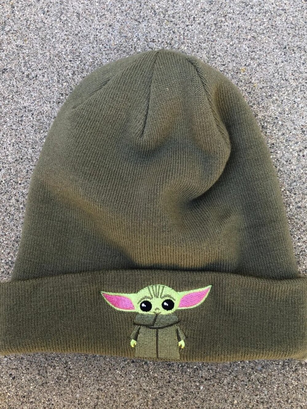 DISNEY x STAR WARS Grogu Baby Yoda Beanie Hat Kids Youth Cuffed Cap
